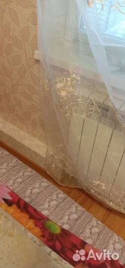 Шторы. 450х280 см Органза с вышивкой для штор