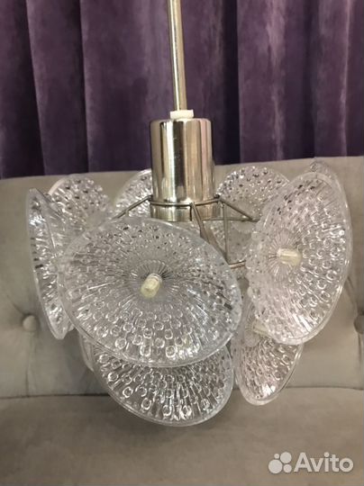 Хрустальные люстры СССР одуванчик спутник