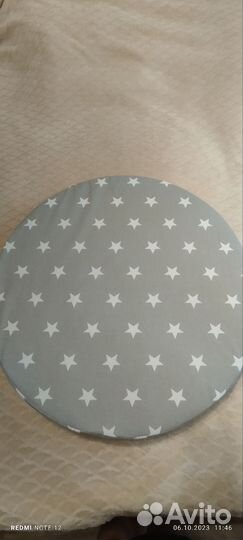 Матрас в круглую кроватку