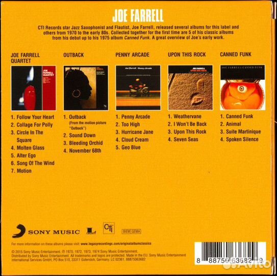 Joe Farrell - Original Album Classics (5CD)