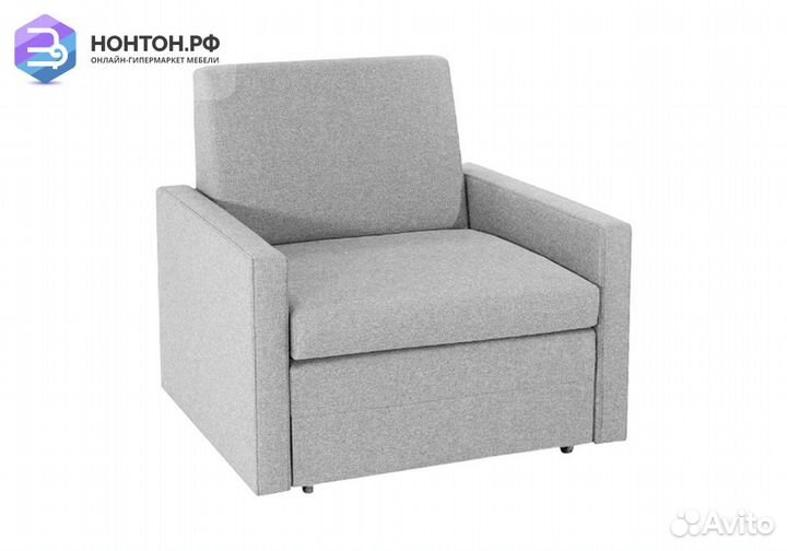 Кресло выкатное Виктория-5 светло-серое