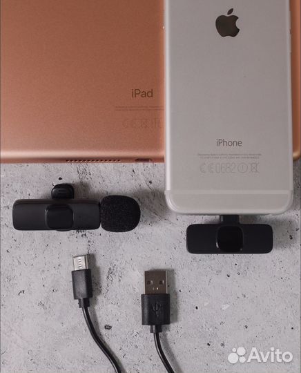 Микрофон петличный беспроводной