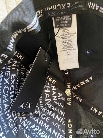 Бейсболка armani exchange