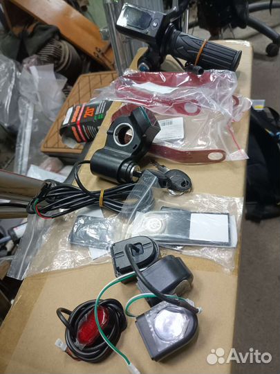 Запчасти электросамокат kugoo