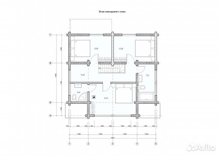 Проект дома из бруса