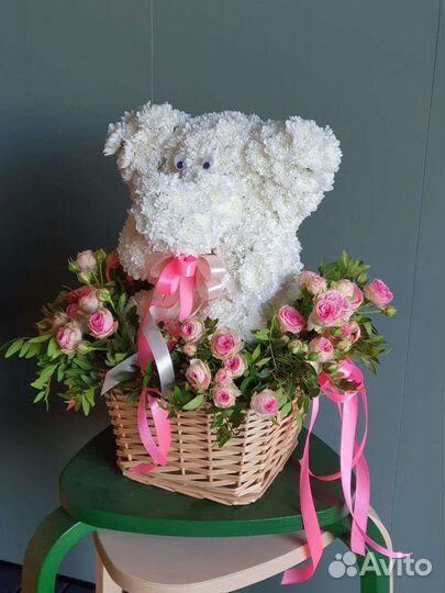 Ирушки из живых цветов