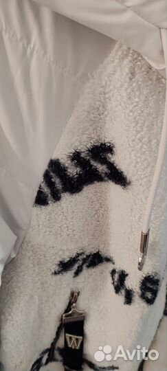 Новая куртка жен демисезон комби с барашком 56+