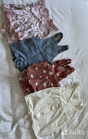 На доставке Летние фирменные вещи для девочки 80