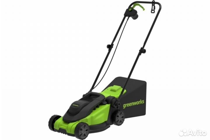 Электрическая газонокосилка GreenWorks 1200 Вт