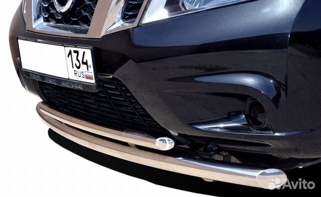 Защита бампера перед двойная Nissan Terrano 2015г