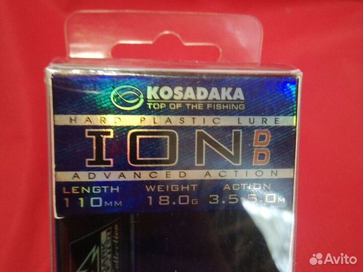 Воблер Kosadaka Воблер Kosadaka Ion DD110F GT