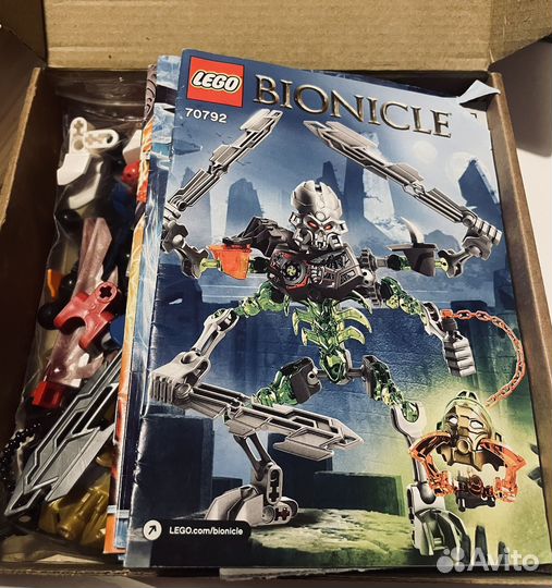 Lego bionicle hero factory детали и маски