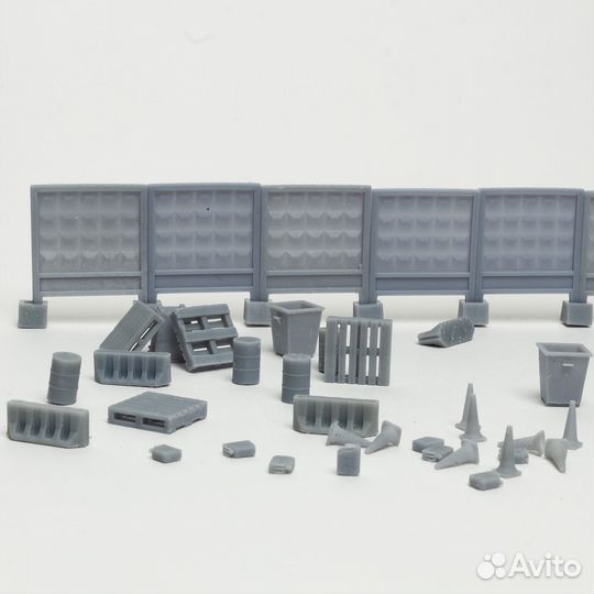 Набор, бочка, канистра, забор по-2, инструменты