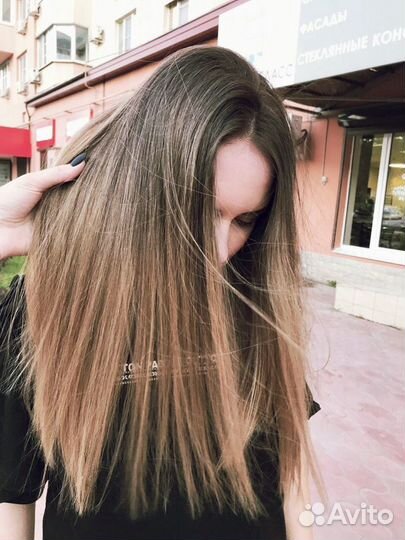 Окрашивание волос,все виды парикмахерских услуг