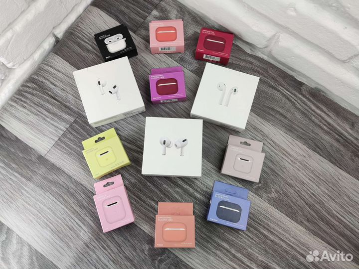 Наушники apple airpods 1:1 (все модели)