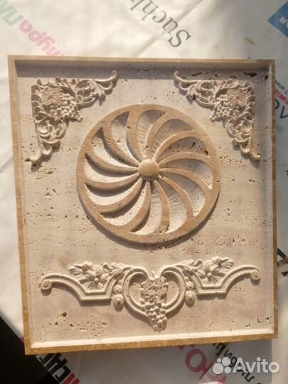 Фрезеровка чпу мрамор,гранит, травертин, латунь