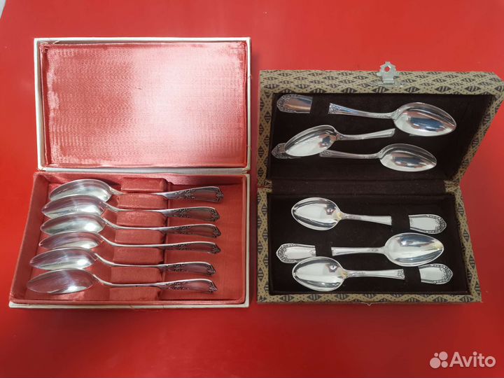 Ложки чайные Модерн и Венок Старый Киев