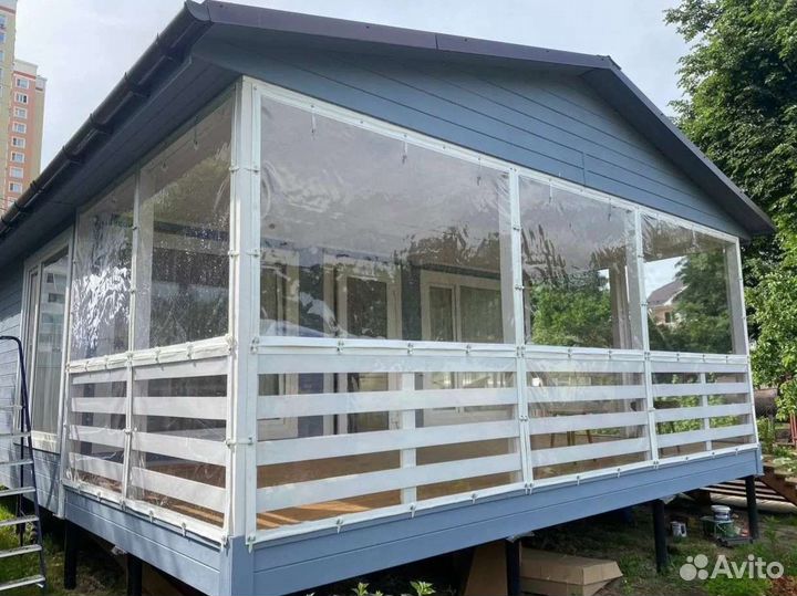 Мягкие окна для беседок террас и веранд