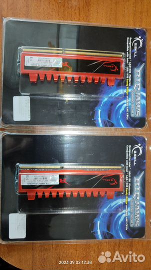 Оперативная память 4GB DDR3 1600MHz G.Skill RipJaw