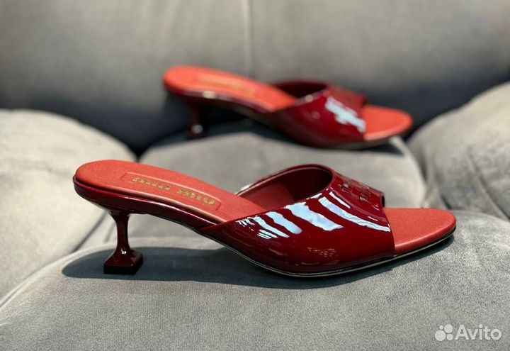 Босоножки женские MIU MIU натуральная кожа