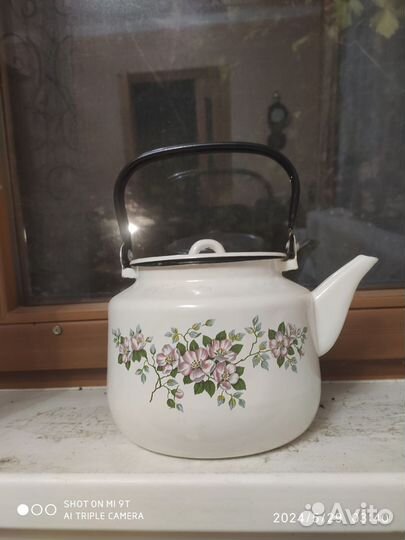 Чайник эмалированный СССР