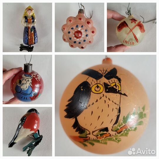Елочные игрушки СССР