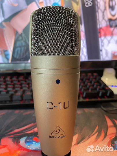 Микрофон Behringer C-1U серебристый