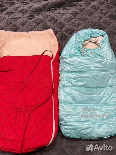 Зимний конверт в коляску