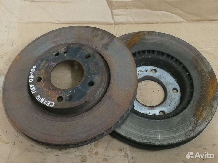 Диск тормозной передний Пара Cerato 2009-2013 280м