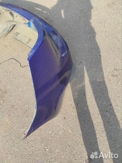 Бампер задний с диффузором mitsubishi lancer 10