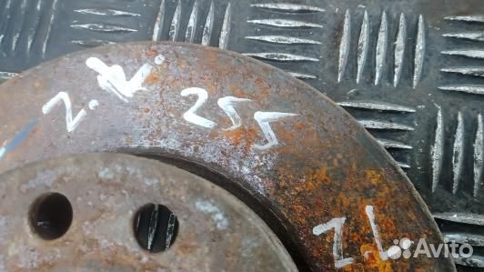 Диск тормозной задний volkswagen caddy 3 (ZDN02LR02)