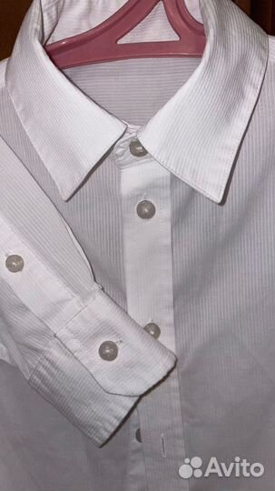Рубашка белая Button Blue, р.128