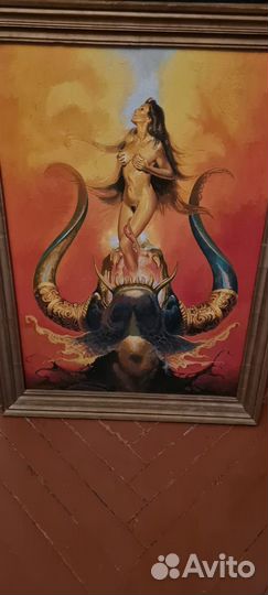 Картина маслом на холсте большая абстракция