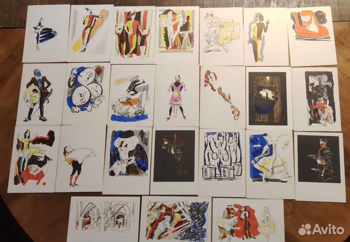 Набор открыток к сказке Ю. Олеша Три толстяка 1970