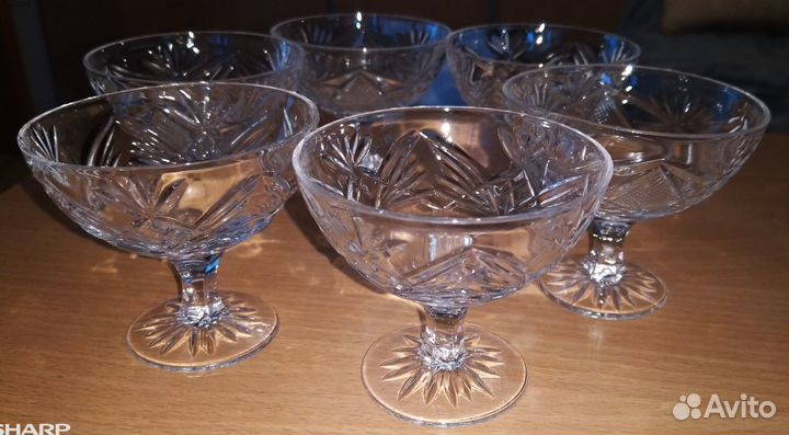 Хрустальная посуда, креманки