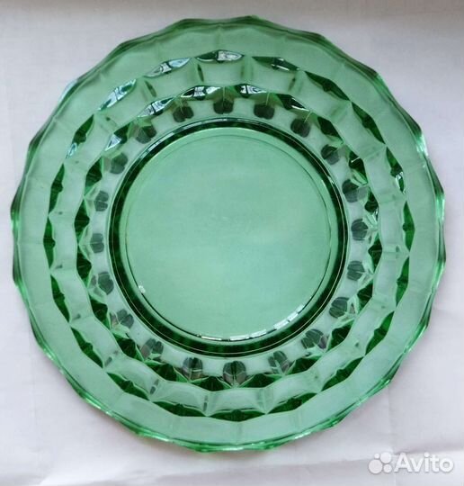 Фруктовница, салатница. Цветное стекло. СССР 1 кдо