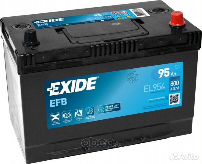 Аккумулятор Exide EL 954