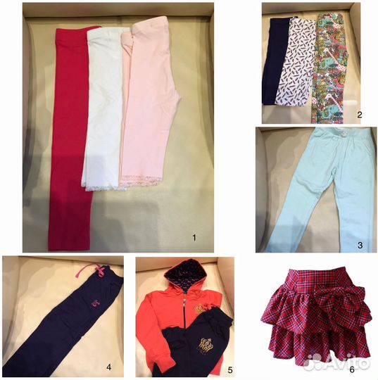 Капри, трегинсы, юбка 98 рост