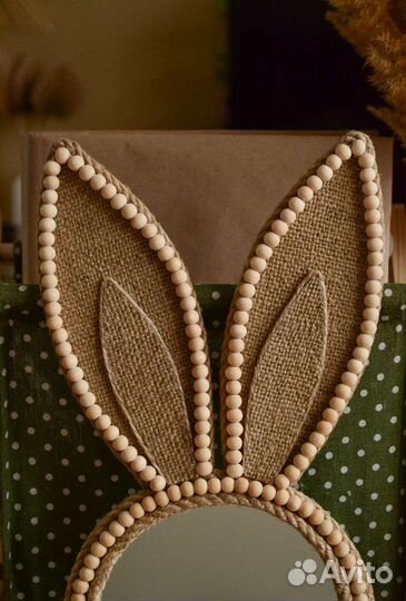 Зеркало с ушками, зеркало-зайка