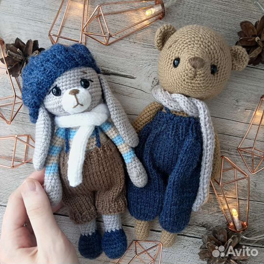 Вязаные игрушки ручной работы
