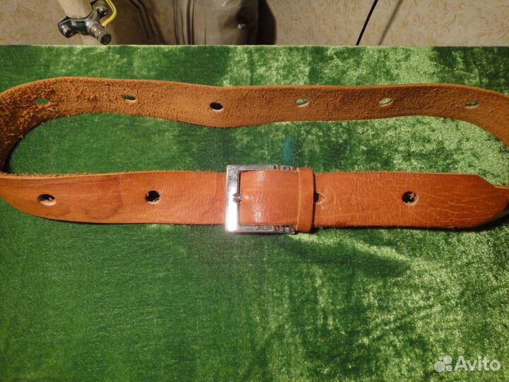 Кожаный Ремень Итальянский с Клеймом года выпуска