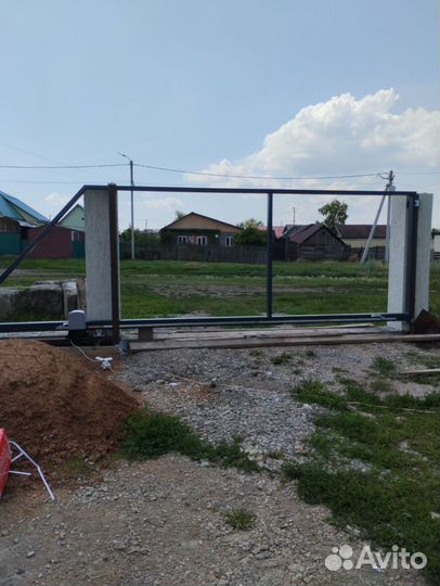 Откатные ворота под ключ с доставкой и установкой