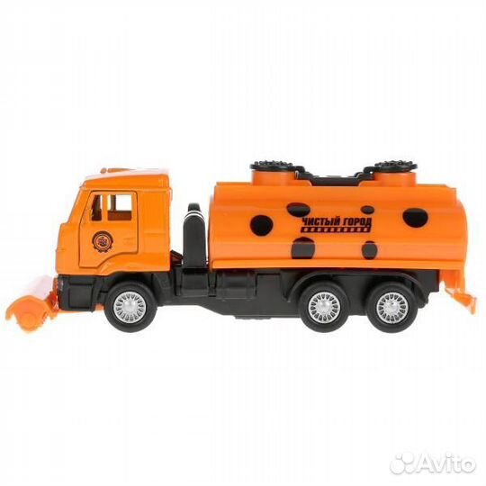 Машина Технопарк металл каmaz Уборочный 14 см инер