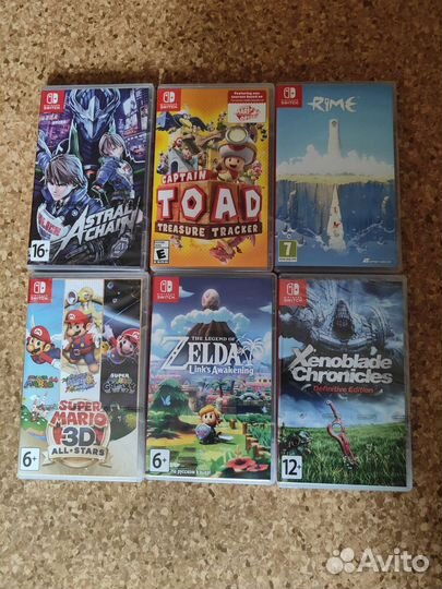 Игры для Nintendo switch картриджи Нинтендо свитч