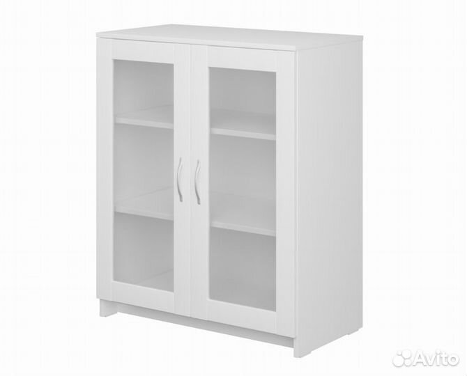 Тумба 2 двери со стеклом