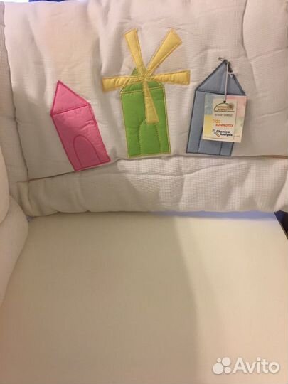 Новый бортик (бампер) в детскую кроватку