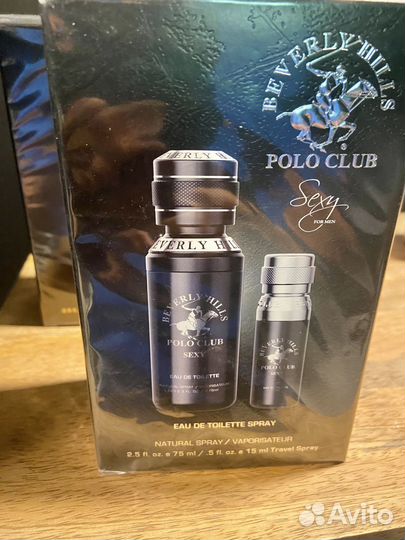 Туалетная вода polo club из США для мужчин