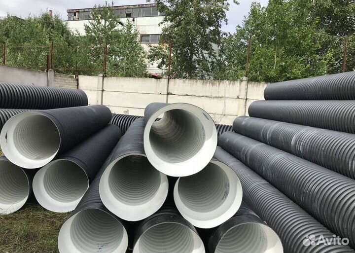 Труба в канаву на заезд