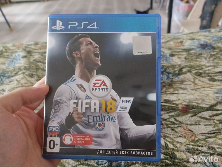Игра для приставки ps 4 fifa 18