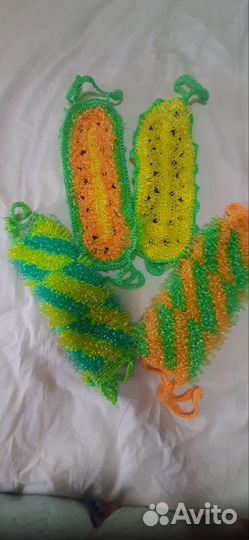 Мочалка ручной работы